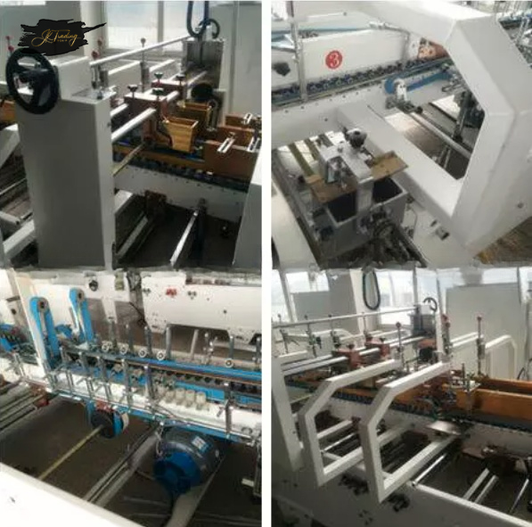 Automatic Corrugated Carton Box Folder Gluer Machine with Bottom Lock